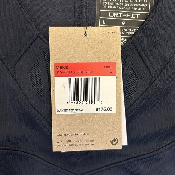 Nike Chicago Bears Football Jersey NFL Fields #1 Men's Size L - Large - NWT $175 - Picture 12 of 16